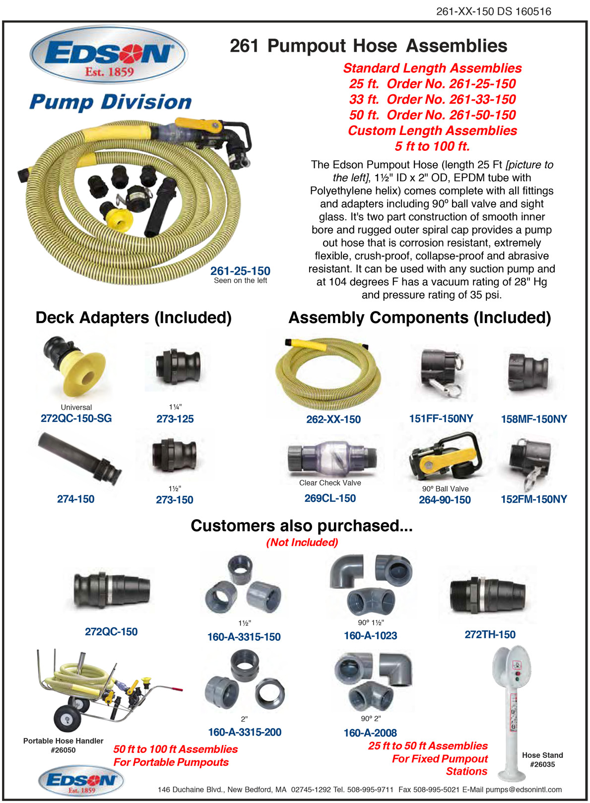 Pumpout Hose Assembly